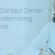 contact center software and worker providing service