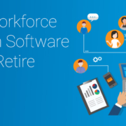 Illustration of Person Talking to Many Different People and Icons on Laptop |Signs Your Workforce Optimization Software is Ready to Retire-Authority Software